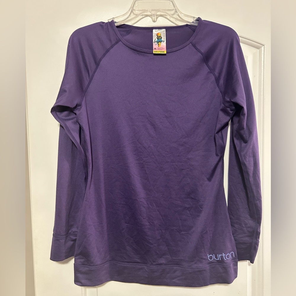 Burton Long-Sleeve Purple Base Layer Crewneck - Women’s M